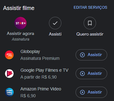 Plataformas de streaming